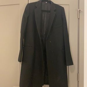 Helmut Lang 100% Wool Black Pea coat 2